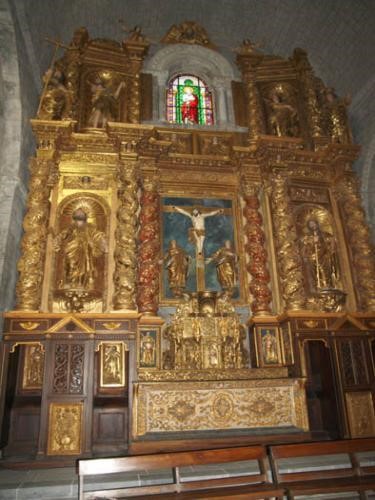 Jean Dartigacave, retable et autel, église Sainte-Croix d’Oloron, 1708