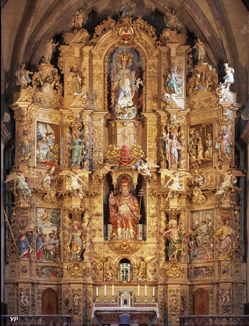 Joseph Sunyer, retable (détail), église Saint-Pierre de Prades