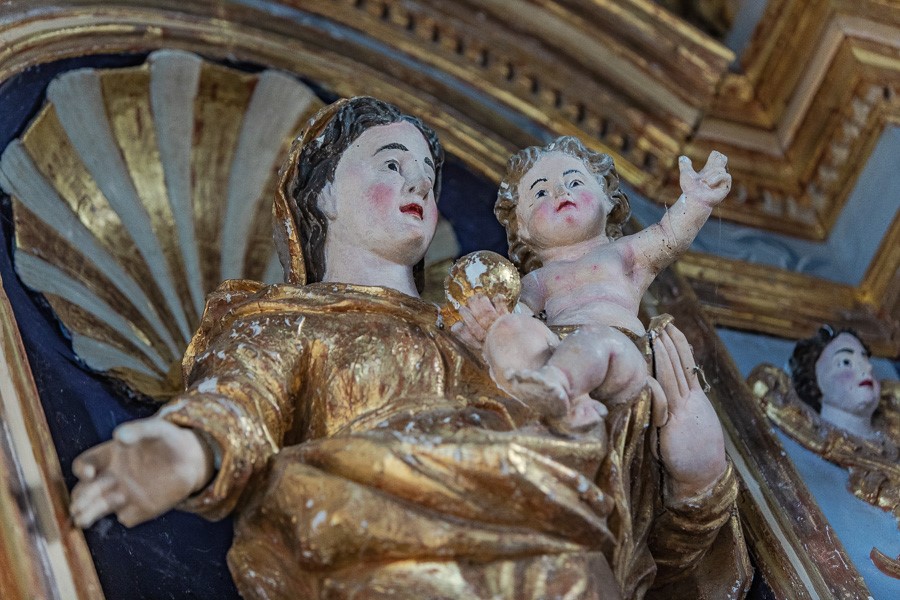 Marc Ferrère, retable de la chapelle Notre-Dame de Roumé (détail)