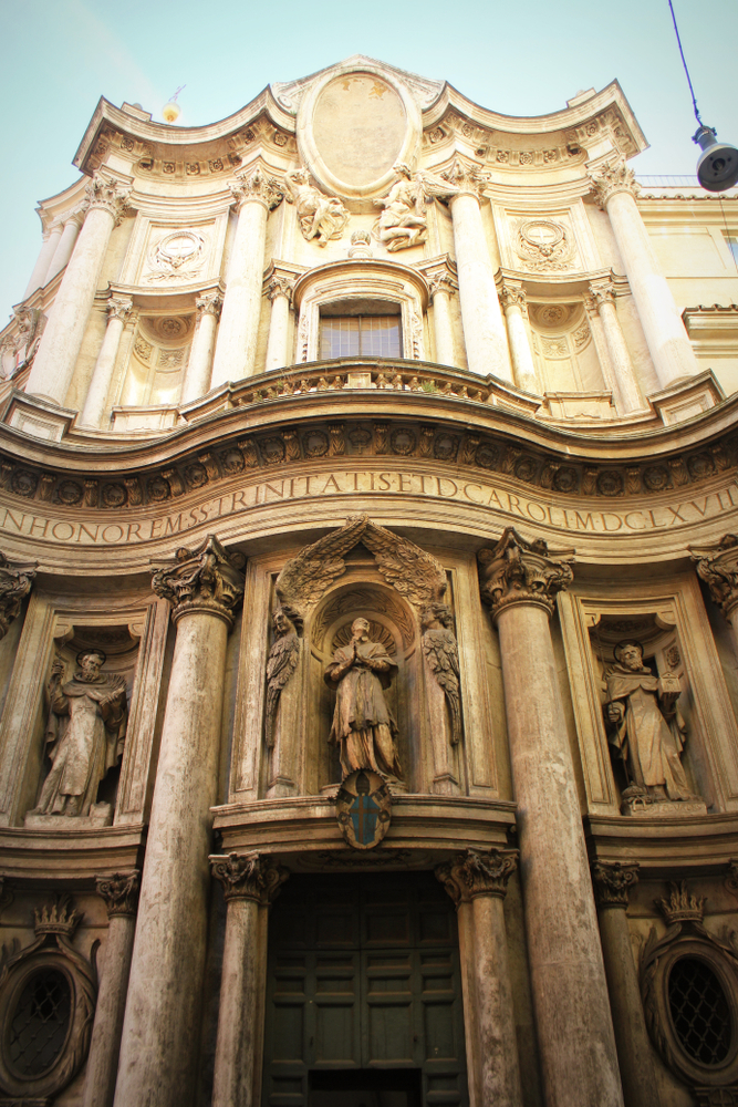 Borromini, église Saint-Charles aux quatre fontaines, Rome